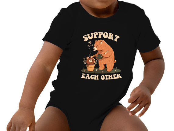 Support Each Other Lovely Bears