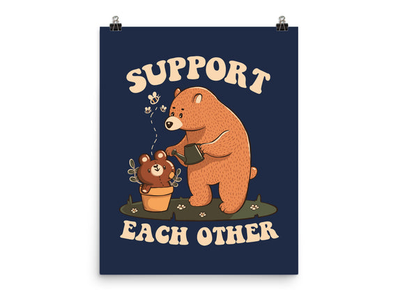 Support Each Other Lovely Bears