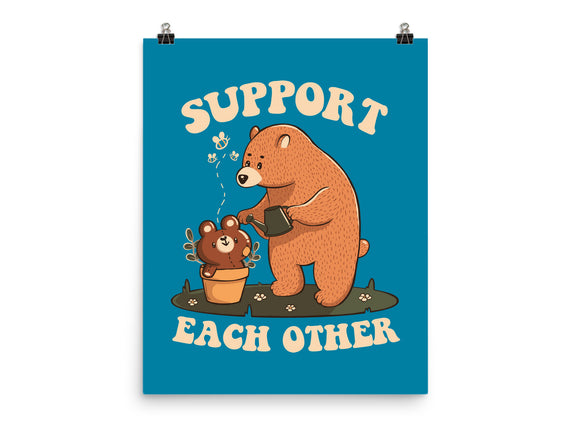 Support Each Other Lovely Bears