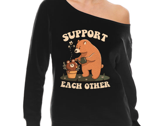 Support Each Other Lovely Bears