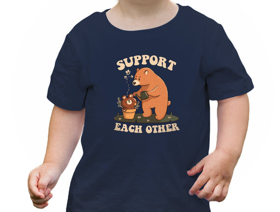 Support Each Other Lovely Bears