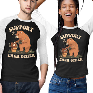 Support Each Other Lovely Bears