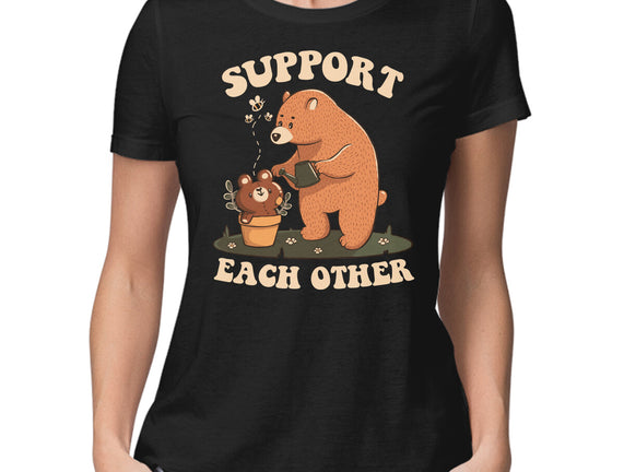 Support Each Other Lovely Bears