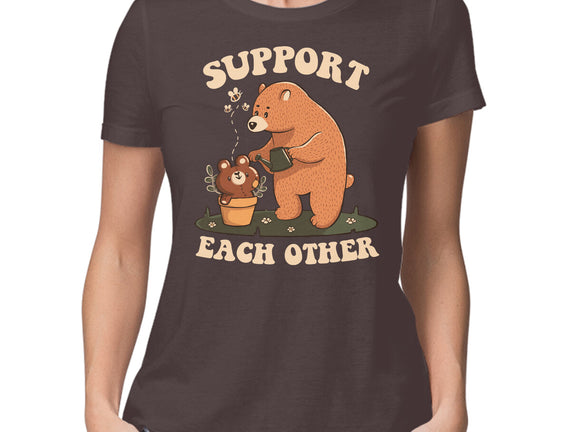 Support Each Other Lovely Bears