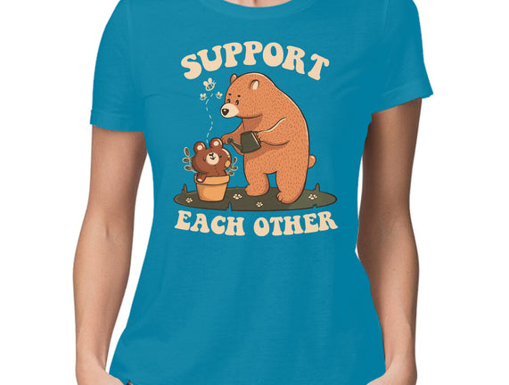 Support Each Other Lovely Bears