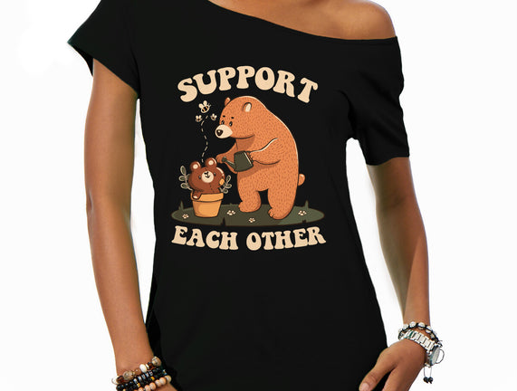 Support Each Other Lovely Bears