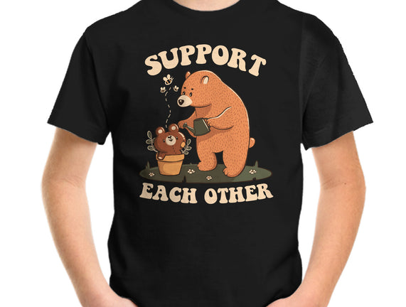 Support Each Other Lovely Bears