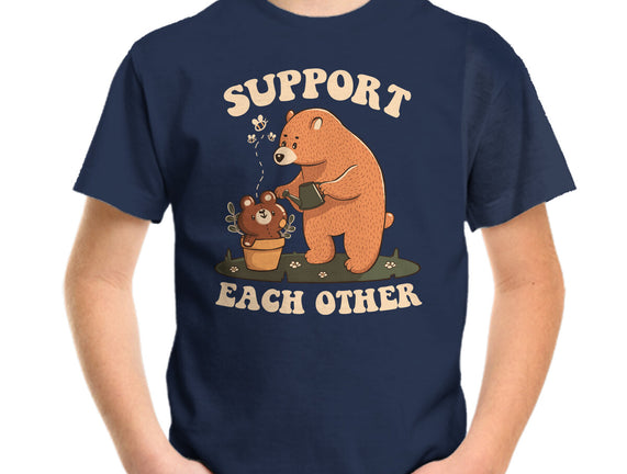 Support Each Other Lovely Bears