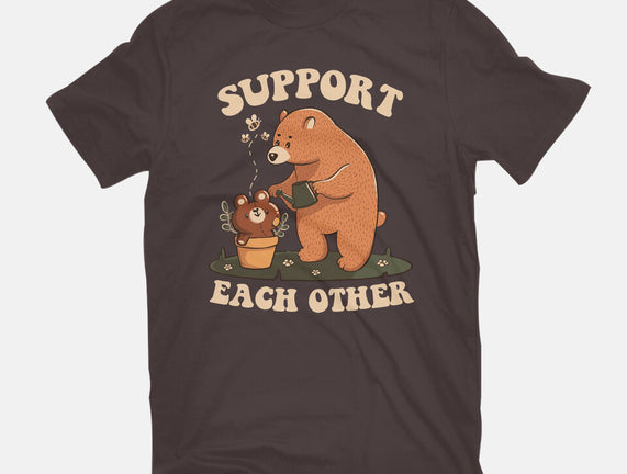 Support Each Other Lovely Bears