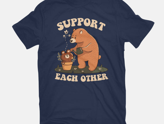 Support Each Other Lovely Bears