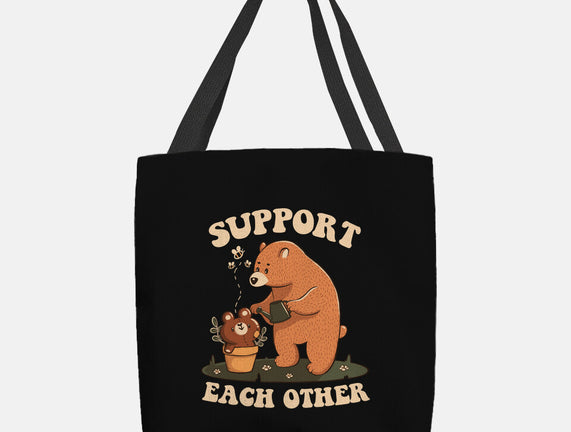 Support Each Other Lovely Bears