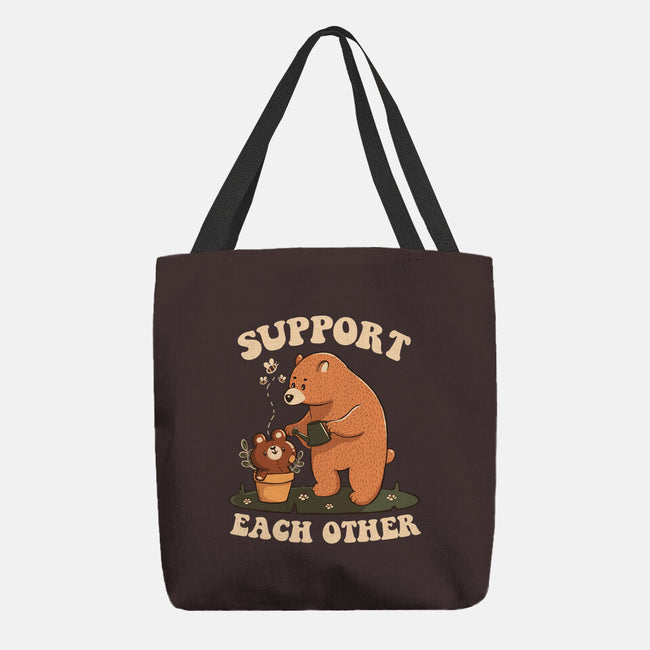 Support Each Other Lovely Bears-None-Basic Tote-Bag-tobefonseca