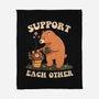 Support Each Other Lovely Bears-None-Fleece-Blanket-tobefonseca