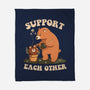 Support Each Other Lovely Bears-None-Fleece-Blanket-tobefonseca