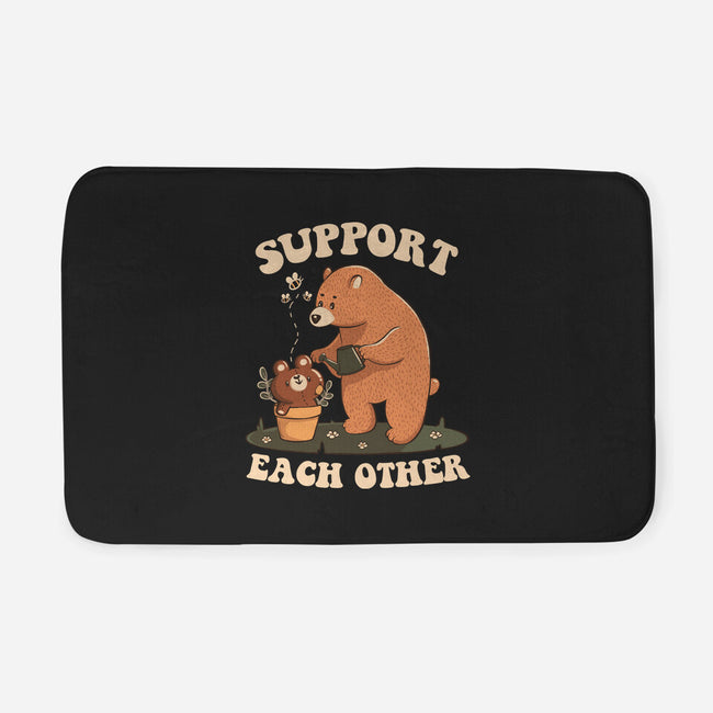 Support Each Other Lovely Bears-None-Memory Foam-Bath Mat-tobefonseca