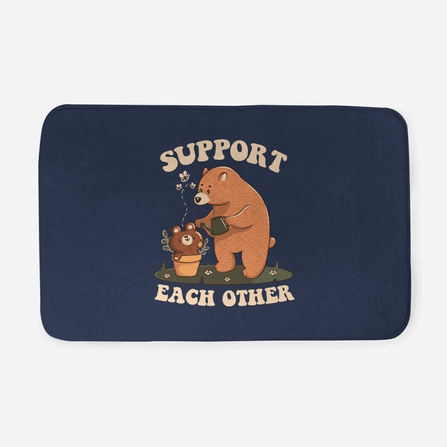 Support Each Other Lovely Bears-None-Memory Foam-Bath Mat-tobefonseca