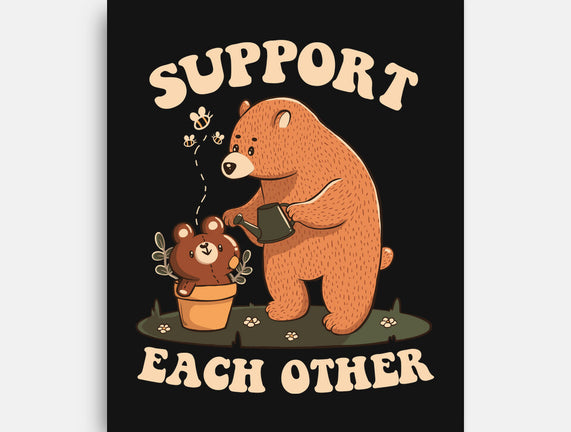 Support Each Other Lovely Bears