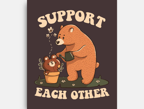 Support Each Other Lovely Bears