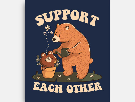 Support Each Other Lovely Bears