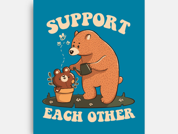 Support Each Other Lovely Bears