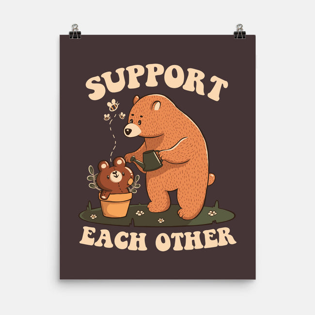 Support Each Other Lovely Bears-None-Matte-Poster-tobefonseca