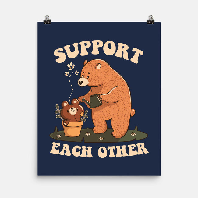 Support Each Other Lovely Bears-None-Matte-Poster-tobefonseca