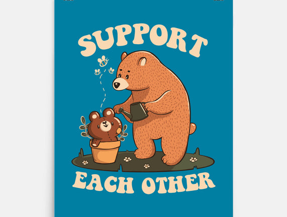 Support Each Other Lovely Bears