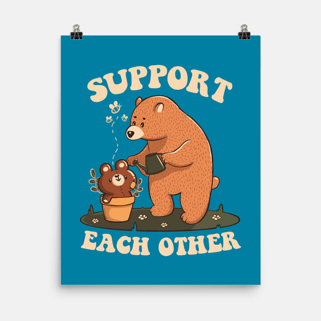 Support Each Other Lovely Bears-None-Matte-Poster-tobefonseca