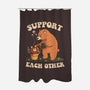 Support Each Other Lovely Bears-None-Polyester-Shower Curtain-tobefonseca