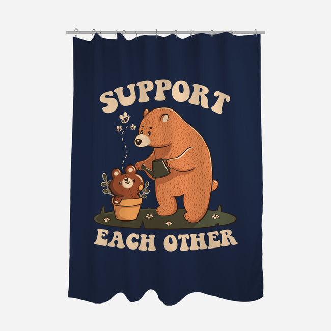 Support Each Other Lovely Bears-None-Polyester-Shower Curtain-tobefonseca