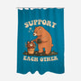 Support Each Other Lovely Bears-None-Polyester-Shower Curtain-tobefonseca