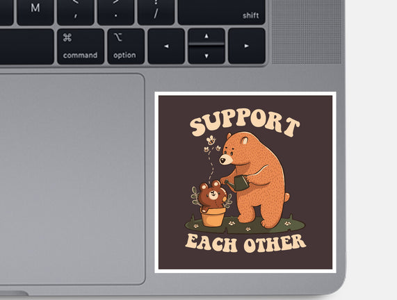 Support Each Other Lovely Bears