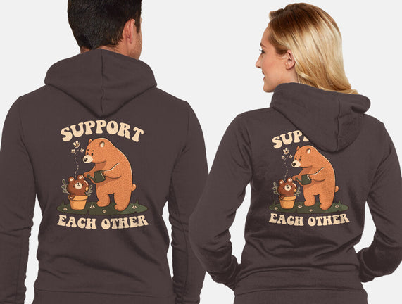 Support Each Other Lovely Bears