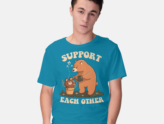 Support Each Other Lovely Bears