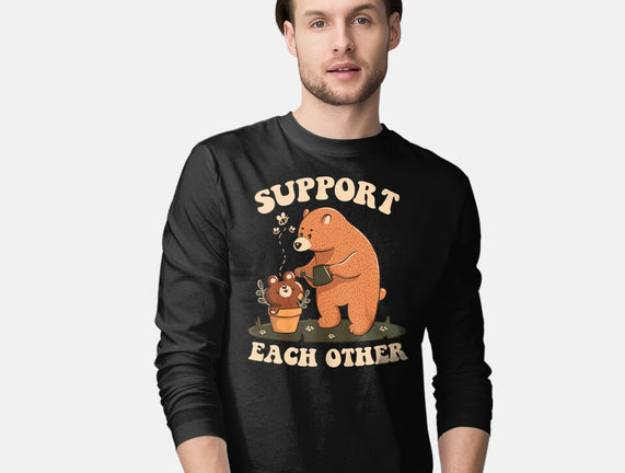 Support Each Other Lovely Bears