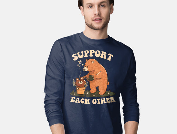 Support Each Other Lovely Bears