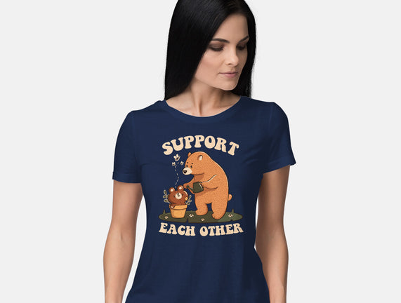 Support Each Other Lovely Bears