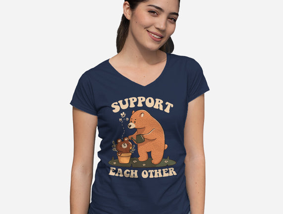 Support Each Other Lovely Bears