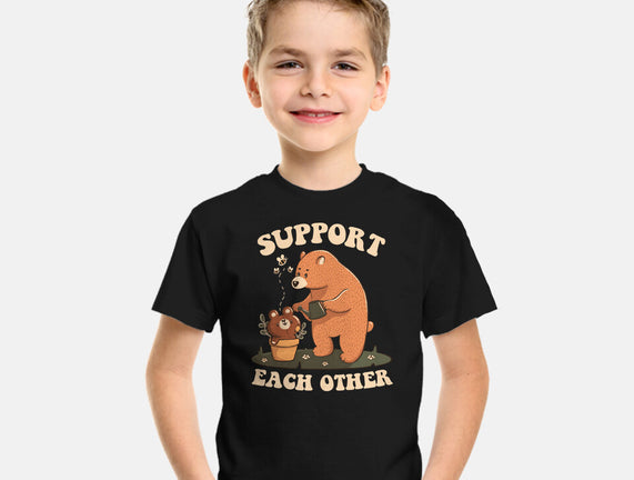 Support Each Other Lovely Bears