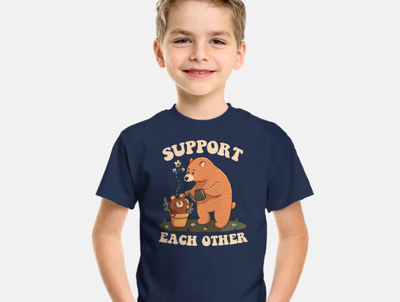 Support Each Other Lovely Bears