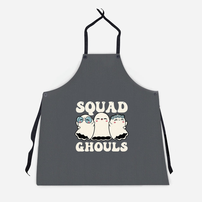 Halloween Squad Ghouls-Unisex-Kitchen-Apron-tobefonseca