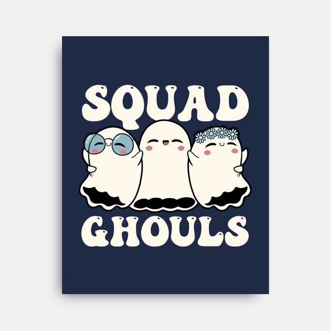 Halloween Squad Ghouls-None-Stretched-Canvas-tobefonseca