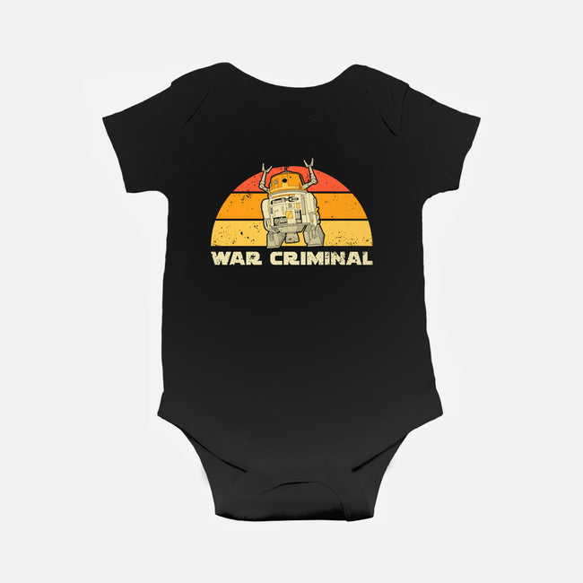 Vintage Criminal Droid-Baby-Basic-Onesie-retrodivision