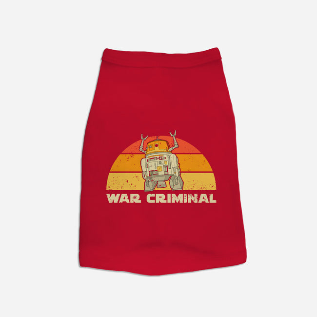 Vintage Criminal Droid-Dog-Basic-Pet Tank-retrodivision