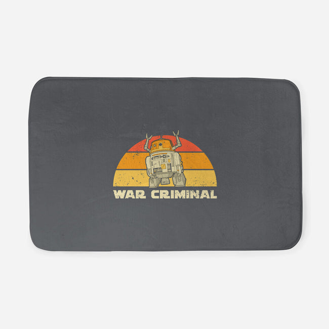 Vintage Criminal Droid-None-Memory Foam-Bath Mat-retrodivision