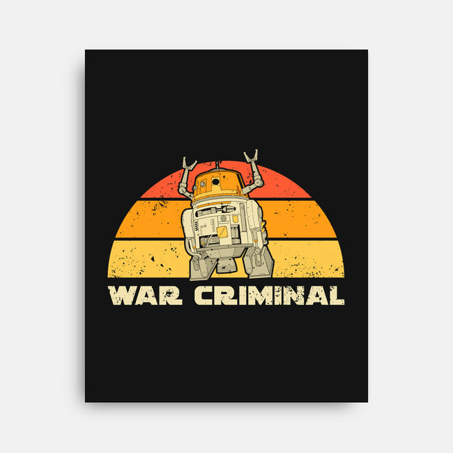 Vintage Criminal Droid-None-Stretched-Canvas-retrodivision