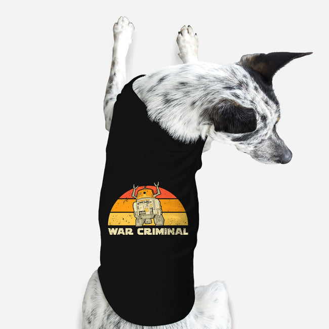 Vintage Criminal Droid-Dog-Basic-Pet Tank-retrodivision