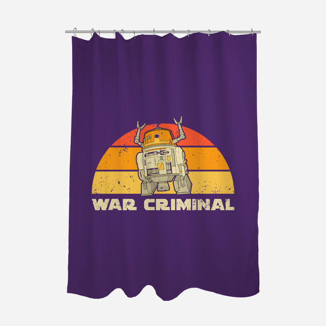 Vintage Criminal Droid-None-Polyester-Shower Curtain-retrodivision