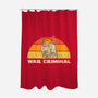 Vintage Criminal Droid-None-Polyester-Shower Curtain-retrodivision