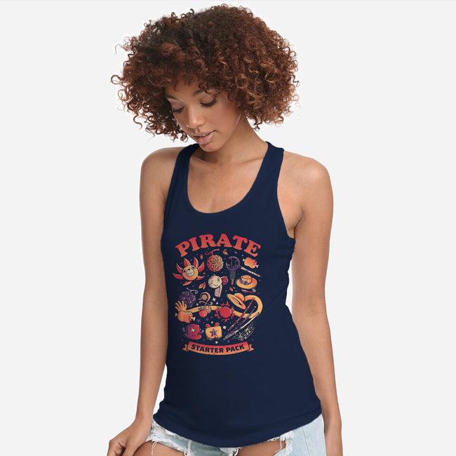 Pirate Starter Pack-Womens-Racerback-Tank-Arigatees